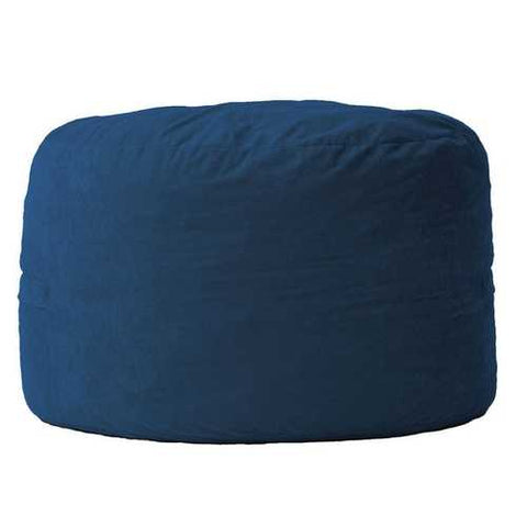 Image of Sky Blue Soft Suede 3-Foot Bean Bag Chair Living Room Bedroom Lounger