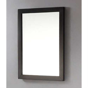 Modern 22-inch x 30-inch Bathroom Vanity Wall Mirror with Black Wood Frame