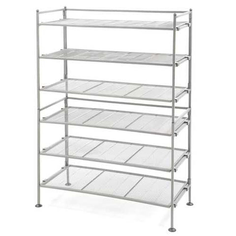 Image of Iron 3-Tier Folding Shoe Rack