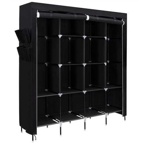 Image of Portable Bedroom Wardrobe Clothes Storage Closet