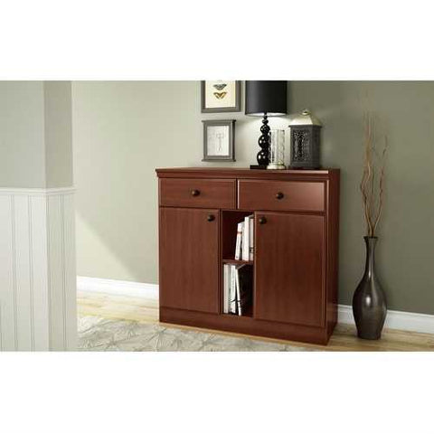 Image of Dining Room Buffet Sideboard Console Table in Cherry Wood Finish