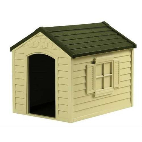 Image of Medium Size Outdoor Resin Construction Snap Together Dog House