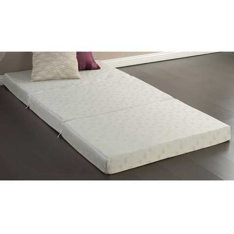 Image of Twin size 4-inch Thick Memory Foam Guest Bed Mat Folding Mattress