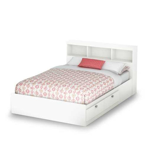 Image of Full size Modern Platform Bed with 4 Storage Drawers