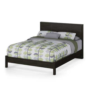 Queen size Contemporary Headboard in Ebony Wood Finish