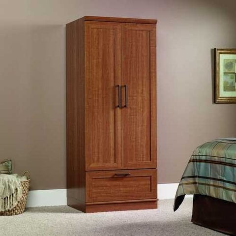 Image of Sienna Oak Wardrobe Clothes Storage Cabinet Armoire