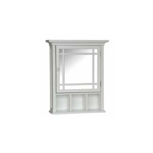 White Bathroom Medicine Cabinet with Mirror