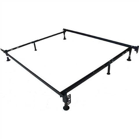 Image of 6-Leg Adjustable 2-in-1 Twin / Full Size Metal Bed Frame