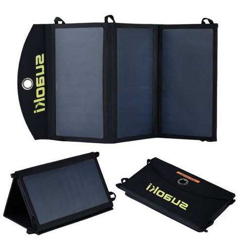 Image of 20-Watt Solar Battery Charger for Phone Smartphone USB Folding Portable