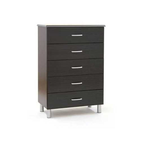 Image of Black Onyx 5-Drawer Chest