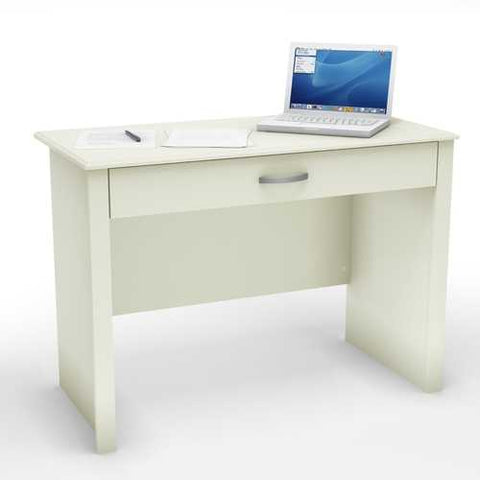 Image of Contemporary White Laptop Computer Desk