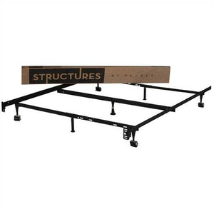 Heavy Duty Adjustable Metal Bed Frame Fits Twin Full and Queen