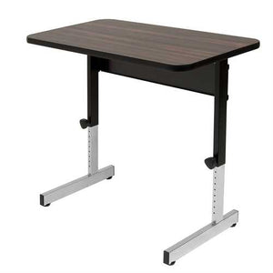 Stand Up Desk Adjustable Height Sitting or Standing Writing Computer Laptop Table Desk in Walnut