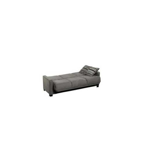 Image of Sage Green Microfiber Convertible Couch Futon Sleeper Sofa