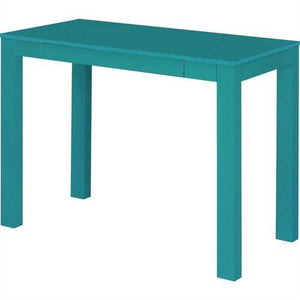 Teal Green Home Office Laptop Desk Writing Table with Drawer