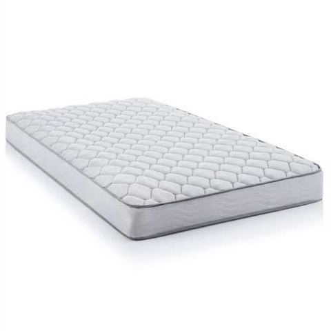 Image of Twin size 6-inch Innerspring Coil Mattress with Quilted Cover - Medium Firm