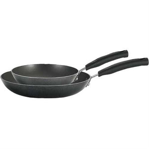 12-Piece Nonstick Dishwasher Safe Cookware Set in Black