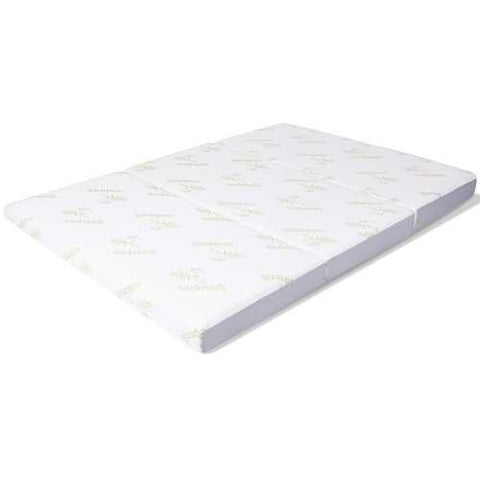 Image of Twin size 6-inch Folding Memory Foam Mattress with Washable Cover