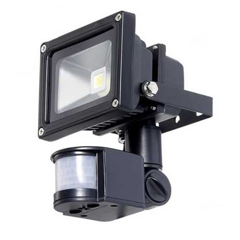 Image of Outdoor LED Floodlight Security Light with Motion Sensor 40-Ft Detection Range