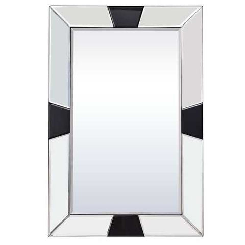 Image of Modern 31 x 23 inch Rectangle Beveled Bathroom Wall Mirror