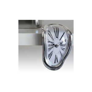 Dali Style Mantel or Shelf Sitting Melting Clock