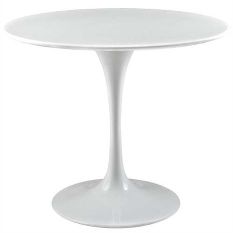 Image of Modern Classic 36-inch Dining Table in White